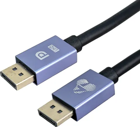 POWERTECH καλώδιο DisplayPort CAB-DP074, 8K/60Hz, 48 Gbps, 3m, μαύρο