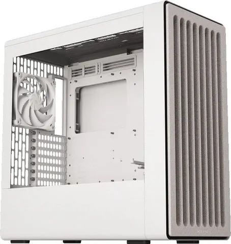 HAVN BF 360 Flow White with 180mm fans - premium ATX mid-tower