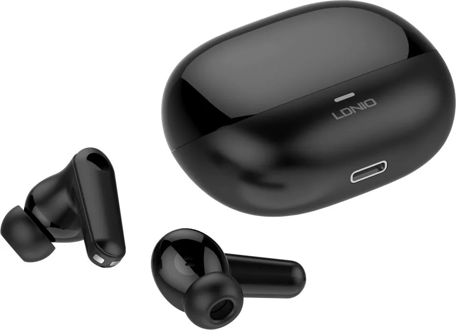 LDNIO earphones με θήκη φόρτισης T05, True Wireless, 13mm, 40/500mAh, μαύρα — εικόνα 4