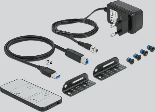 DELOCK HDMI KVM Switch 11481, 2 ports, USB 3.0, Audio, 4K/60Hz, μαύρο — εικόνα 3