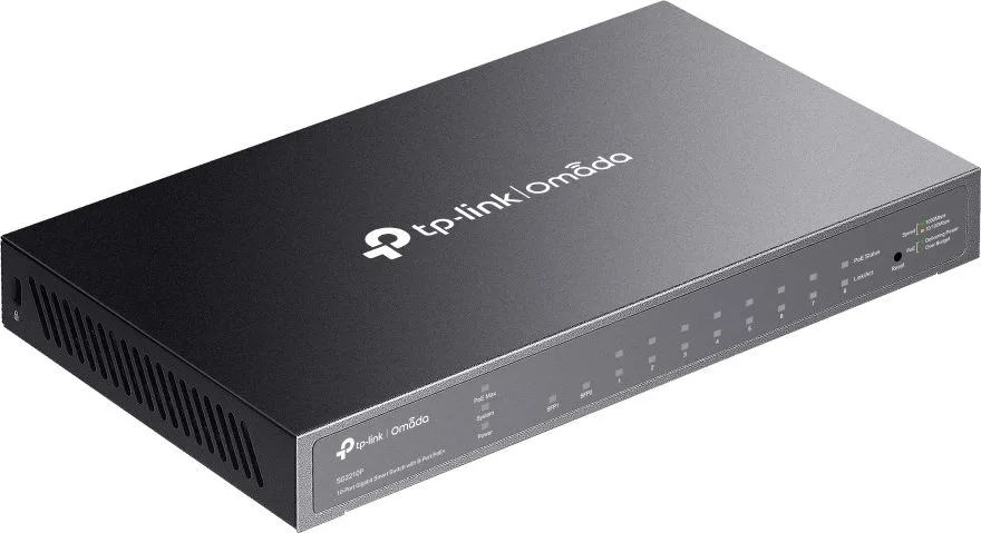 TP-LINK smart PoE+ switch SG2210P, 10-Port Gigabit, V 5.20 — εικόνα 3