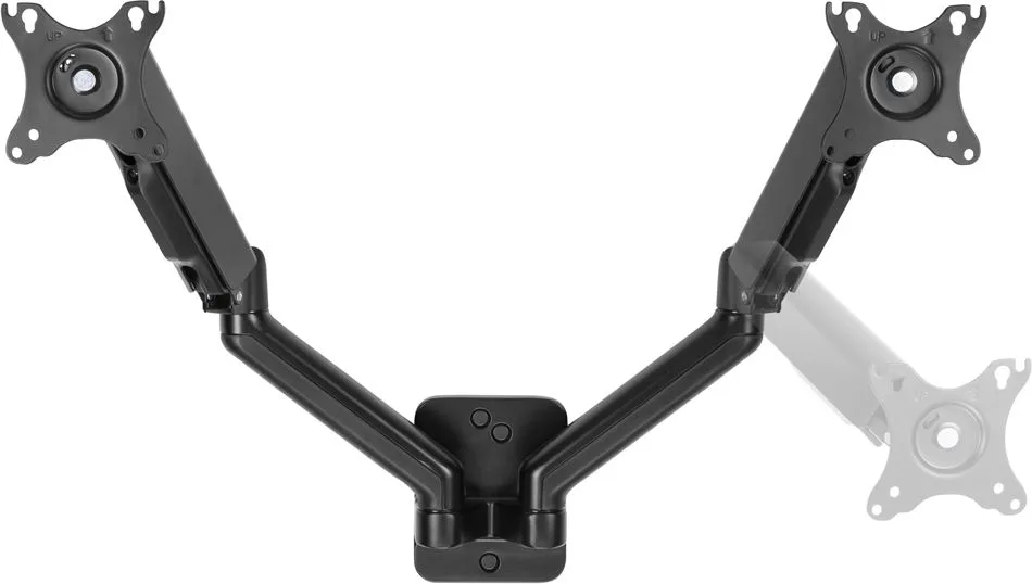 BRATECK επιτοίχια βάση για 2x οθόνες LDA32-114, 17-32", έως 9kg — εικόνα 2