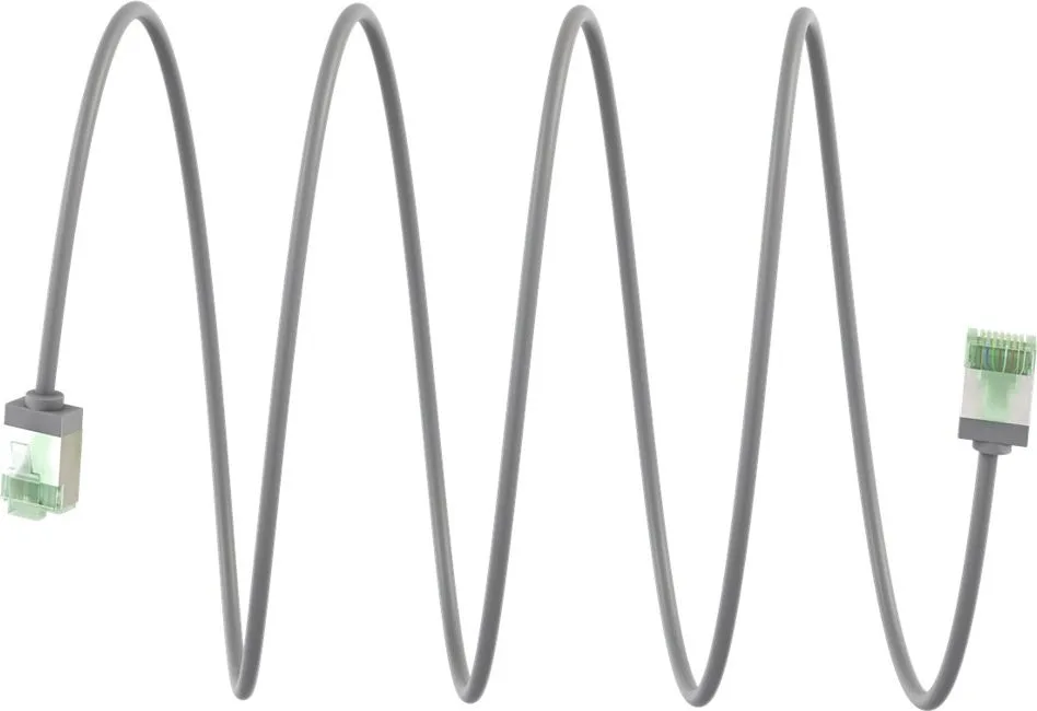 GOOBAY καλώδιο δικτύου 74344, CAT 8.1 U/FTP, ultra slim, copper, 40Gbps, 0.25m, γκρι — εικόνα 8