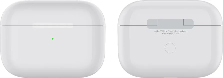 CELEBRAT earphones με θήκη φόρτισης C300 Pro, True Wireless, 13mm, 30/300mAh, λευκά — εικόνα 4