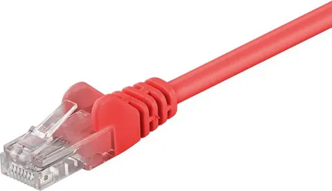 GOOBAY καλώδιο δικτύου 68379, CAT 5e U/UTP, CCA, 5m, κόκκινο