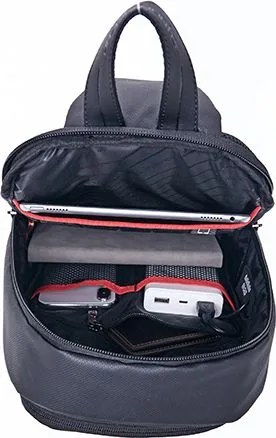 ARCTIC HUNTER τσάντα Crossbody XB-00081, USB, 6L, μαύρη — εικόνα 4