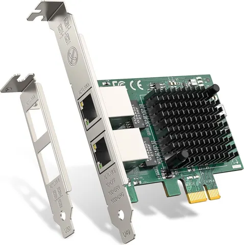 EDUP κάρτα επέκτασης δικτύου PCIe σε 2x RJ45 EP-9613, 1000Mbps