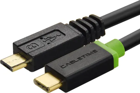 CABLETIME καλώδιο USB-C σε micro USB CT-U32-CMMCBG, 2A, 480Mbps, 1m, μαύρο