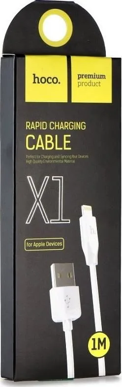 HOCO X1 καλώδιο Lightning USB 1m, λευκό — εικόνα 3