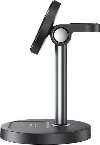 XO CX038 Desktop Holder 15W ΑΣΥΡΜΑΤΟΣ φορτιστής 3-IN-1, ΜΑΥΡΟΣ