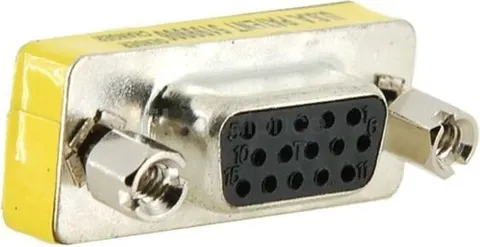 POWERTECH Adapter VGA 15pin θηλυκό σε VGA 15pin θηλυκό CAB-G005