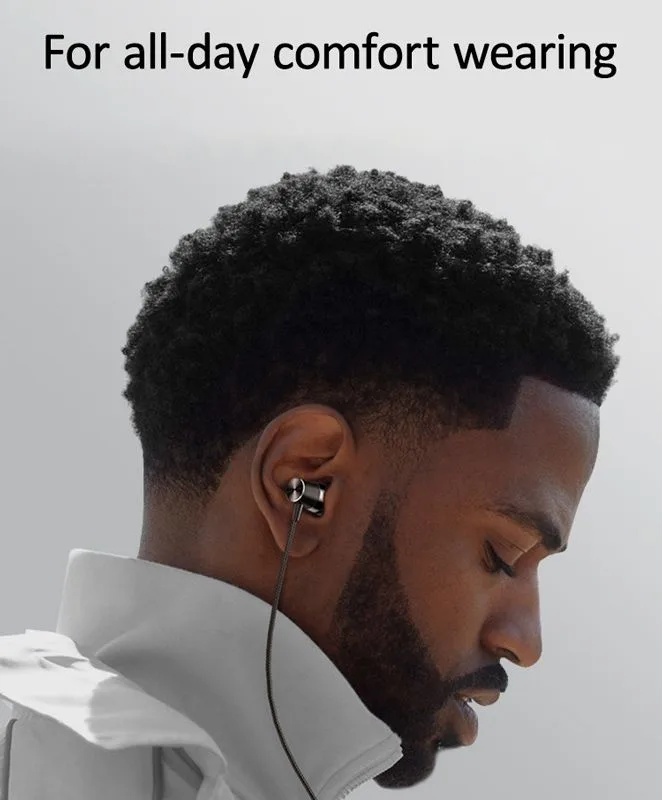 USAMS earphones με μικρόφωνο EP-42, 3.5mm σύνδεση, Φ10mm, 1.2m, μαύρα — εικόνα 2