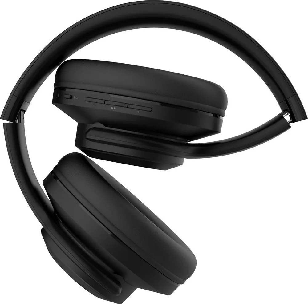 DOQAUS headphones DESIGN 2, ασύρματα & ενσύρματα, Φ40mm, 600mAh, μαύρα — εικόνα 4