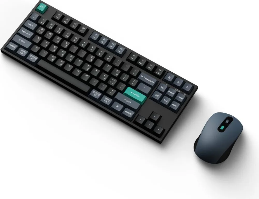 Keychron B33 Combo (KCBD1-GR) Wireless Keyboard and Mouse 80% GR Layout Black-Green — εικόνα 3