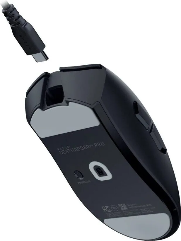 Razer DEATHADDER V4 PRO BLACK - 56g Wireless Gaming Mouse - Ergonomic - 120 Hours Battery - 45K DPI — εικόνα 4