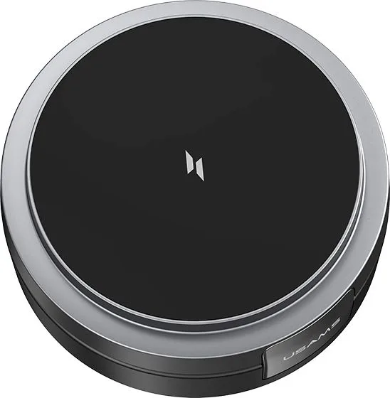 USAMS ασύρματος φορτιστής CD234, 3 σε 1, 15W, μαύρος — εικόνα 9