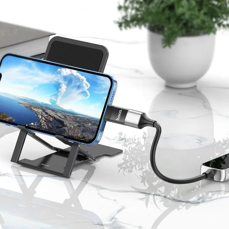 HOCO UA17 αντάπτορας Lightning ΑΡΣΕΝΙΚΟ ΣΕ USB 2.0 (OTG) — εικόνα 4