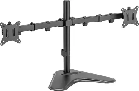 BRATECK βάση γραφείου για 2x οθόνες LDT66-T024, 17-32", έως 9kg