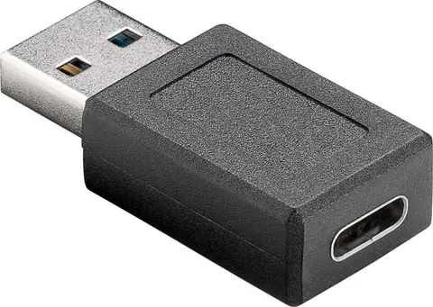 GOOBAY αντάπτορας USB σε USB-C θηλυκό 45400, 5Gbps, μαύρος