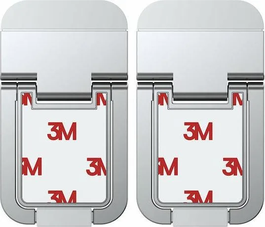 BASEUS Slim, ΠΟΔΑΡΑΚΙΑ για Laptop, 2 ΤΕΜΑΧΙΑ, ασημί — εικόνα 2