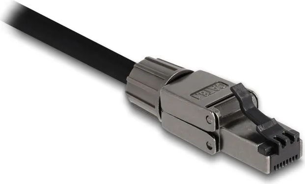 DELOCK βύσμα RJ45 CAT 8.1 STP 86514, tool-free, γκρι — εικόνα 2