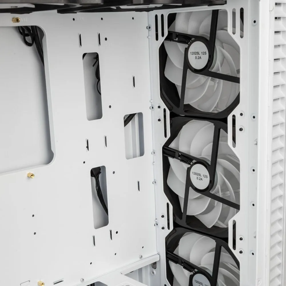 Kolink Observatory HF Glass ARGB Midi Tower Case - White (with 6 ARGB fans - 3x140mm & 3x120mm ) — εικόνα 7