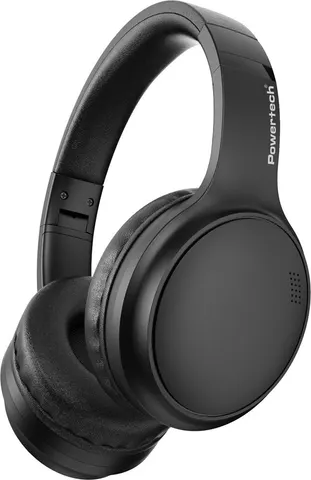 POWERTECH headphones PT-1463, ενσύρματα & ασύρματα, ANC, 40mm, 500mAh, μαύρα