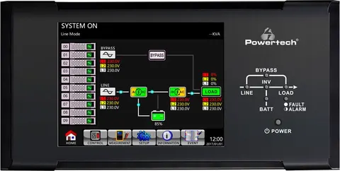 POWERTECH LCD οθόνη αφής 10" PT-10LM, για συστήματα UPS