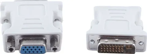 POWERTECH αντάπτορας VGA σε DVI-I 24+5 CAB-G019, λευκός