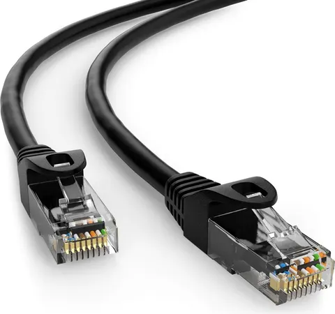 POWERTECH καλώδιο δικτύου CAB-N408, Cat 6 U/UTP, CCA, 250Hz, 10m, μαύρο