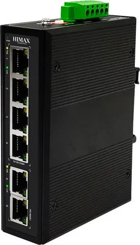 HIMAX industrial PoE switch PS1402G-I, 4x GE PoE & 2x GE θύρες, έως 1000Mbps