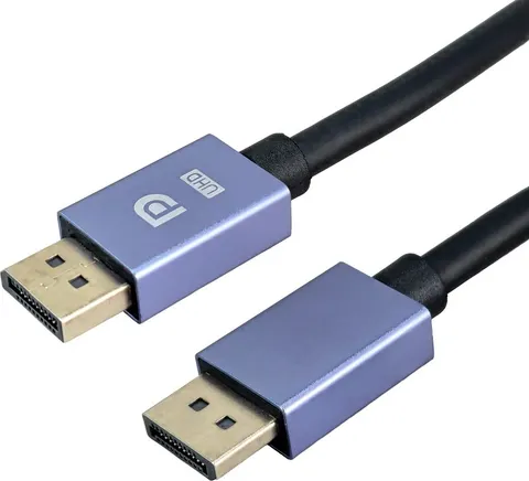 POWERTECH καλώδιο DisplayPort CAB-DP080, 8K/60Hz, 48 Gbps, 2m, μαύρο