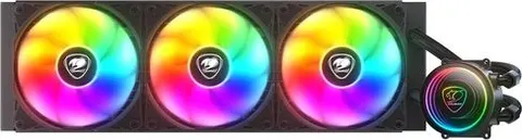 Cougar Poseidon Elite ARGB 360 Υδρόψυξη Επεξεργαστή 360mm με 3x120mm PWM ARGB Fans Μαύρη