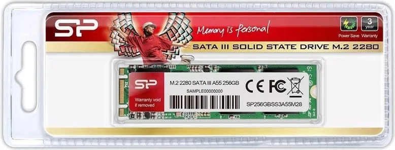 SILICON POWER SSD A55, 256GB, M.2 2280, SATA III, 560-530MB/s — εικόνα 4
