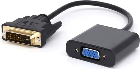 POWERTECH αντάπτορας DVI(M) 24+1 σε VGA(F), 1080p, Active, 0.20, μαύρος
