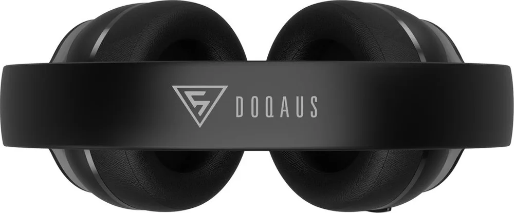 DOQAUS headphones DESIGN 3, ασύρματα & ενσύρματα, Φ40mm, 600mAh, μαύρα — εικόνα 2