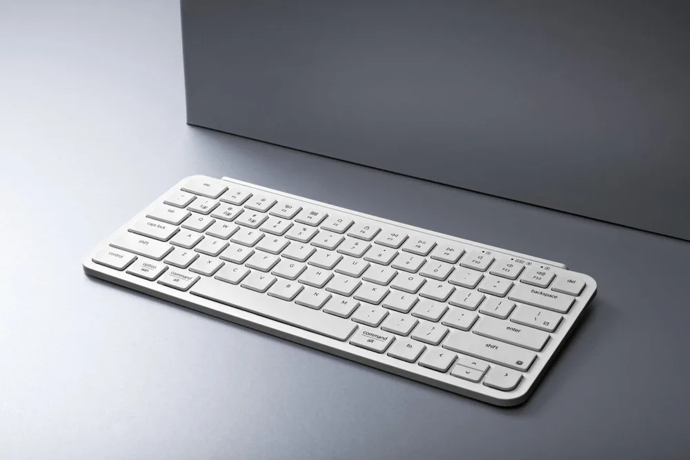 Keychron B1 Pro (B1P-K8) Ultraslim Mini Wireless Keyboard ZMK Online customize-Ivory White 75% US — εικόνα 3