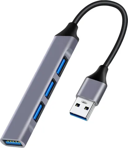 POWERTECH USB hub PT-1114, 4x θυρών, 5Gbps, USB σύνδεση, γκρι