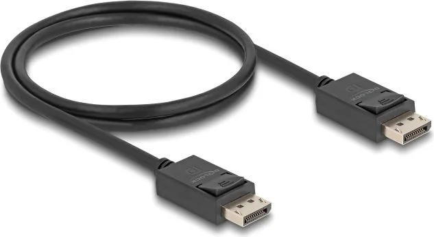 DELOCK καλώδιο DisplayPort 2.1 80492, 8K/60Hz 4K/120Hz 40 Gbps 1m, μαύρο — εικόνα 2
