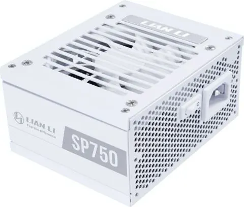 LIAN LI SP750 V2 Gold White - 750W SFX PSU - 12V-2x6 - Low Noise - 80 Plus Gold - ATX 3.1 - PCIe 5