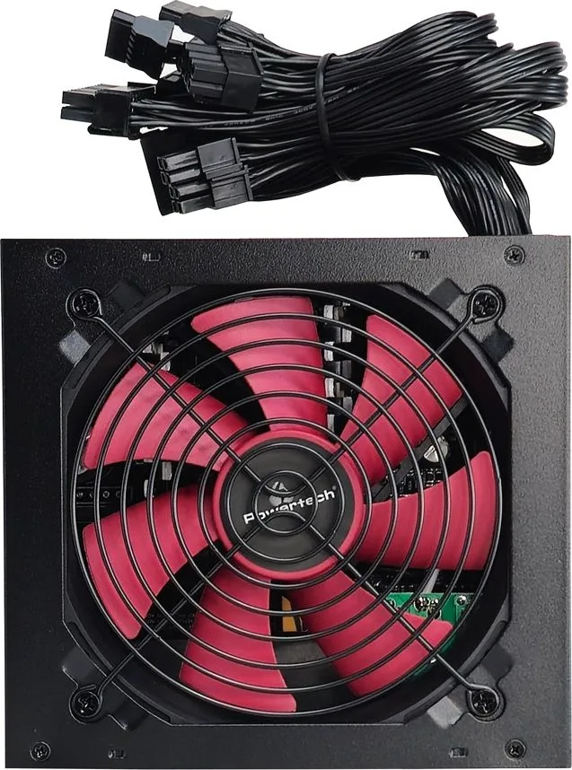 POWERTECH τροφοδοτικό PC PT-1310, 600W, ATX, 120mm Fan — εικόνα 2