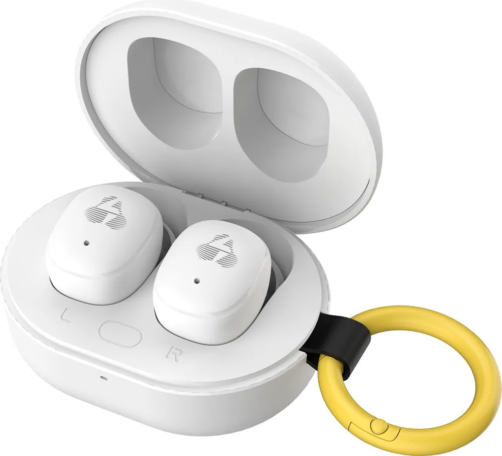 POWERTECH earphones με θήκη φόρτισης PT-1393, True Wireless, 6mm, 25/230mAh, λευκά — εικόνα 4