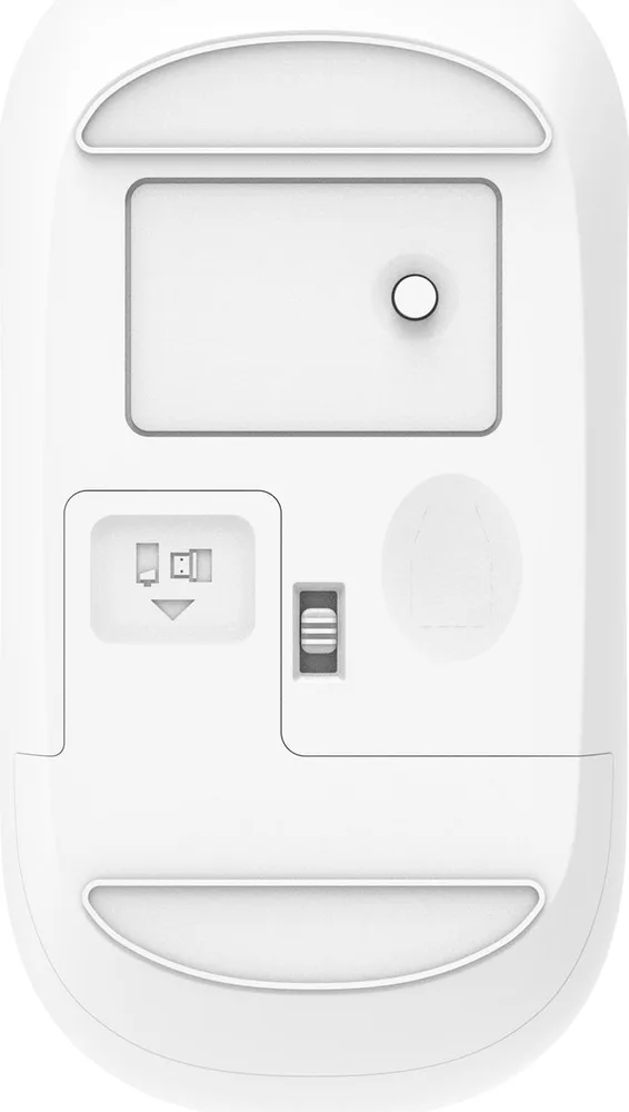 POWERTECH ασύρματο ποντίκι PT-1184, USB δέκτης, 1000DPI, λευκό — εικόνα 4