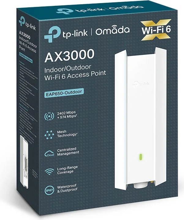 TP-LINK access point EAP650-Outdoor, WiFi 6, Mesh, AX3000, Ver. 1.0 — εικόνα 8