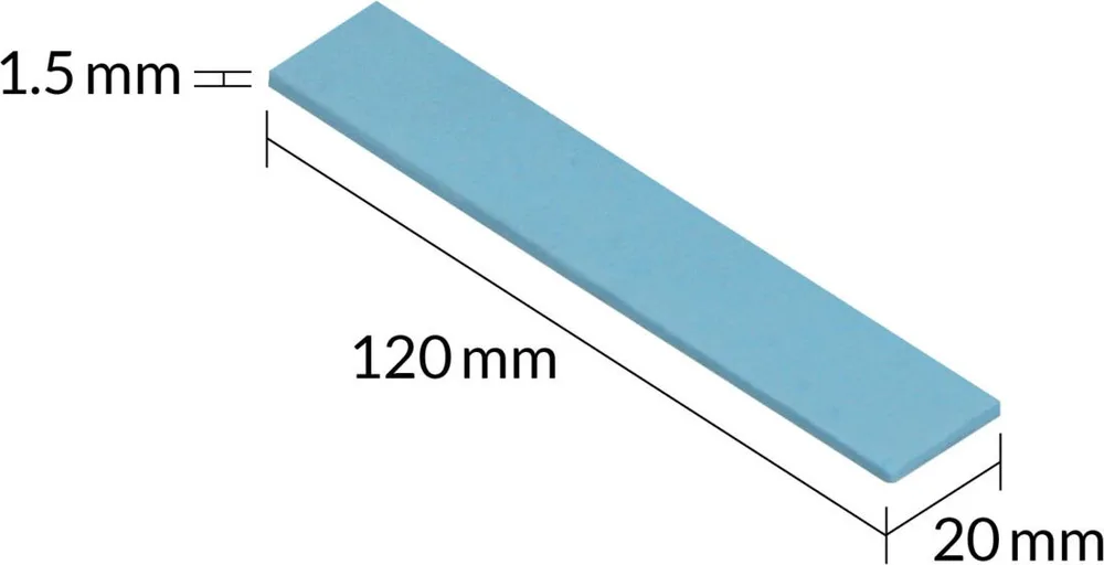 Arctic TP-3 120x20mm, 1.5mm - 4 Pack Premium Performance Thermal Pad — εικόνα 2