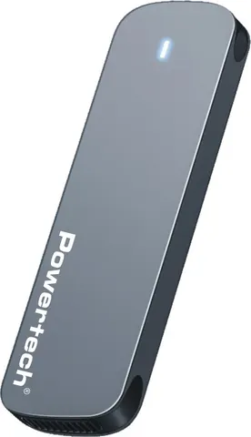 POWERTECH θήκη για M.2 SATA/NVMe SSD PT-1375, 10Gbps, γκρι