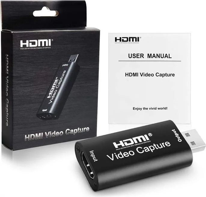 POWERTECH video capture CAB-H147, HDMI/USB σύνδεση, 4K/60Hz, μαύρο — εικόνα 5