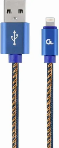 Καλώδιο ΕΠΕΝΔΥΣΗ Jeans USB TO Lightning 1M
