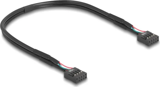 DELOCK αντάπτορας USB 2.0 Pin σε 2x USB Type-E Key A 67176 με USB pin καλώδιο — εικόνα 5