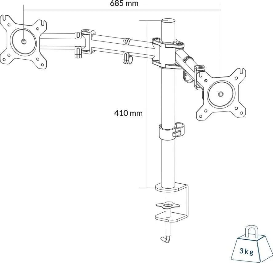 Arctic Z2 Basic - Monitor Stand — εικόνα 7